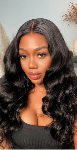 Body wave human hair 13x4 frontal wig
